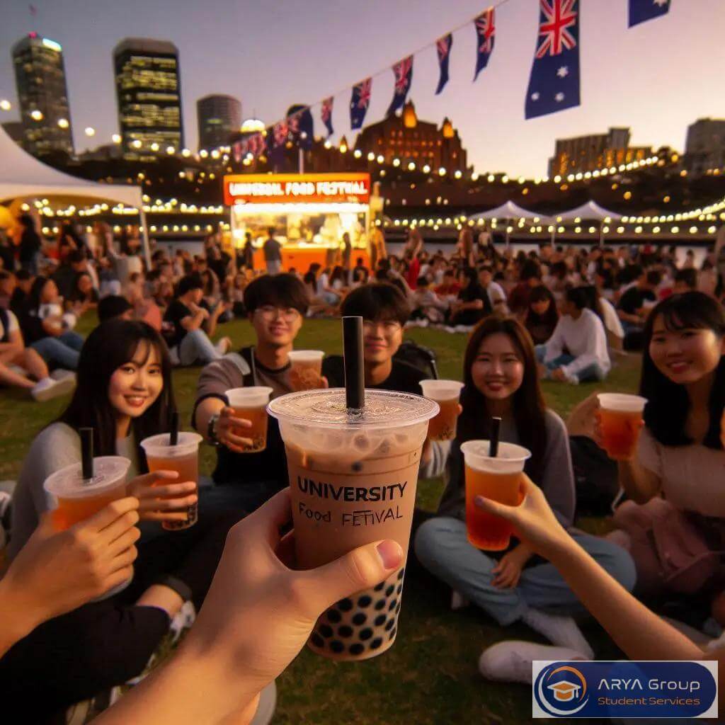 دانشجویان استرالیا در تفریحات شبانه دانشجویی