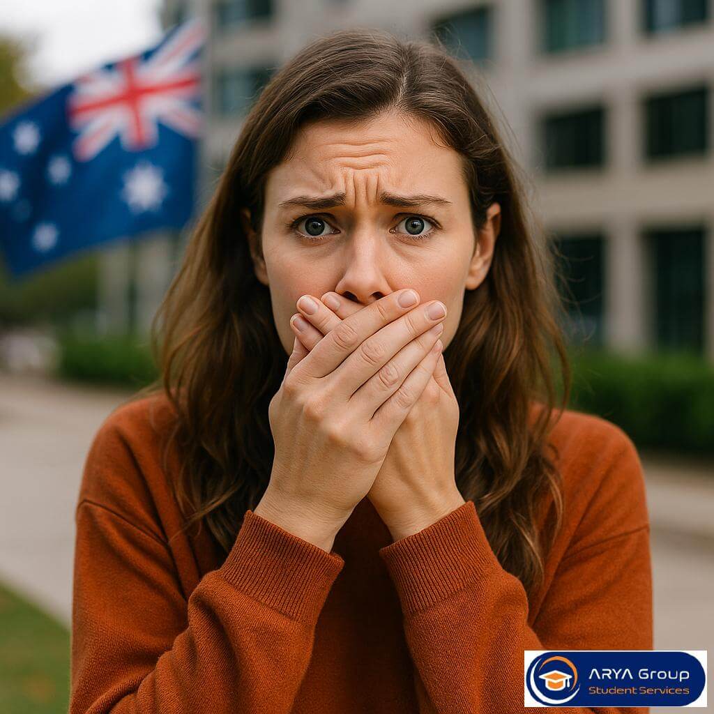 دانشجو در حال تعجب از باورهای غلط تحصیل در استرالیا