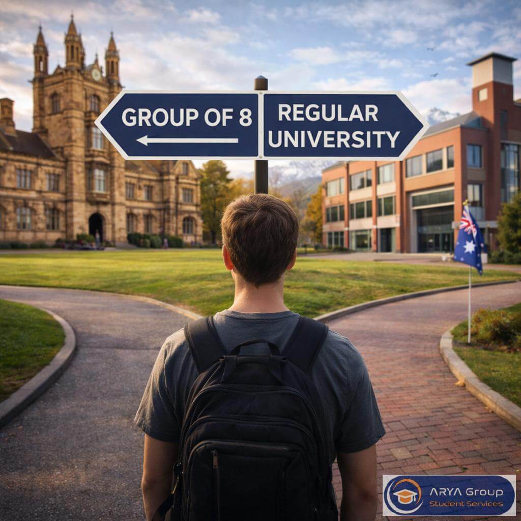 دانشگاه گروه 8 استرالیا یا دانشگاه معمولی؟