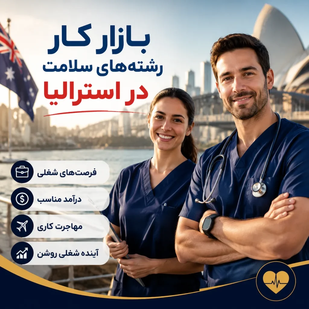 بازار کار رشته های سلامت در استرالیا